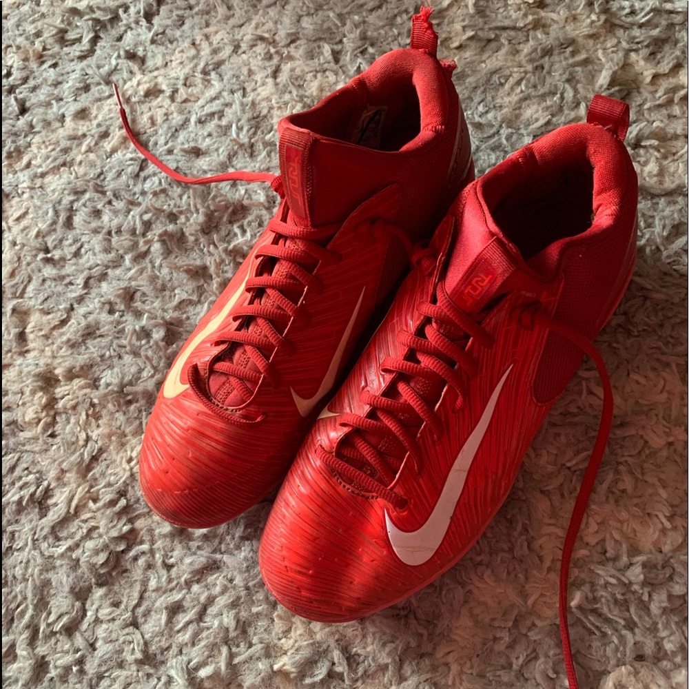 Men’s Nike Mike Trout Baseball Cleats in Red size 10.5 - Picture 1 of 4